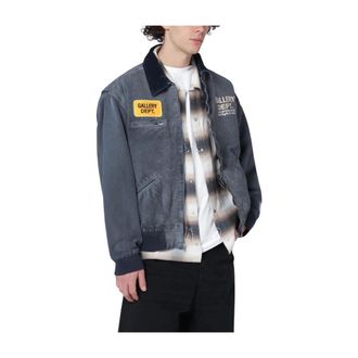 Gallery Dept. Heren, Jassen, Blauw, Maat: L Katoen