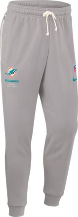 Nike Miami Dolphins Sideline Standard Issue Nike Mens Dri-FIT NFL Taper Pants in Grey | 03B009T9P-HBY