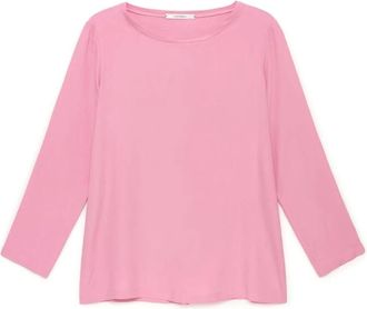 Maliparmi Camisa de Crep&eacute; Fluido - Tops - Mujer - Rosa - 2XL