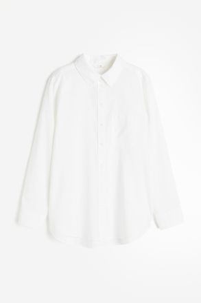 H&M Bluse aus Leinenmix - White