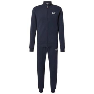 Emporio Armani Training Sets - Heren - Trainingspakken - Blauw - M - Katoen - Fitness