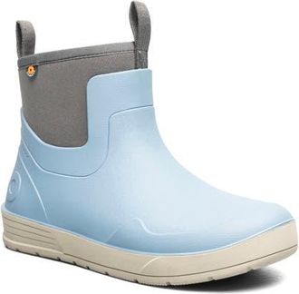 Bogs Rockaway Seamless Waterproof Chelsea Rain Boot in Sky Blue Multi at Nordstrom, Size 11