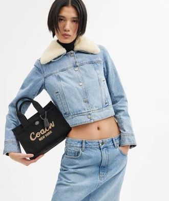 Coach shopper Cargo Tote 26 zwart