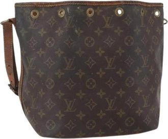 Louis Vuitton Pre-owned Bucket Bags, female, Brown, Size: ONE SIZE Pre-owned Bucket Bag
