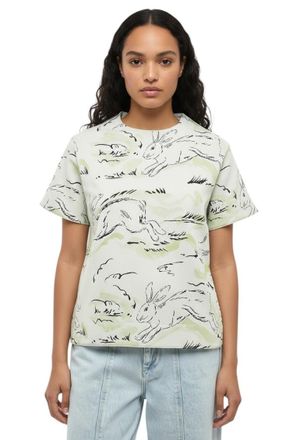 Jil Sander Light Green Crew Neck T-Shirt