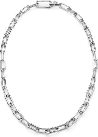Monica Vinader Alta Capture Necklace in Silver at Nordstrom, Size 17 In