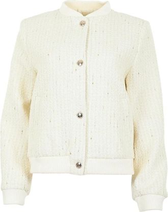 Maicazz Pauline Jacket - Dames - Zomerjassen - Wit - S - Leer - Jassen
