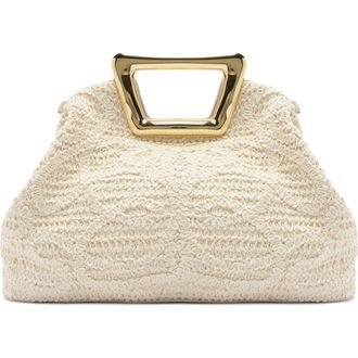 Arezzo Amelia Medium Open Stitch Crossbody Bag in Cru/Panacota at Nordstrom