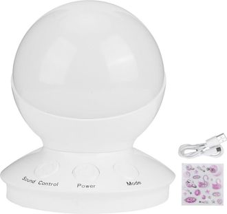 OEM L&aacute;mpara Nocturna Led Moderna Controlada Por Voz, Con Enchufe Port&aacute;til Y Sensor T&aacute;ctil Ideal Para La Decoraci&oacute;n Del Dormitorio Y Como Fuente De Aliment
