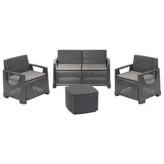 Progarden Set Rattan Bellagio Antracite