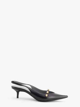 Balenciaga D&egrave;collet&egrave; Midnight City in pelle con borchie - BALENCIAGA - gender_Woman