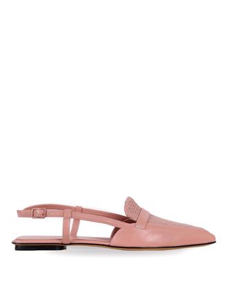Pomme Dor Flat Slingback With Braiding