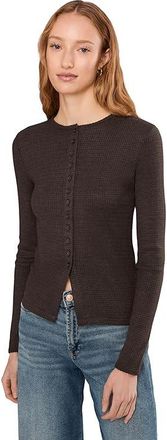 Madewell Joan Crewneck Snitty Waffle Womens Clothing Molasses : XL (Womens 14-16), Elastane/Polyamide/Polyester