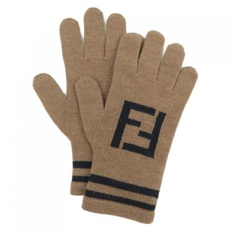 Fendi Brown Warm Gloves (Pre-Owned)