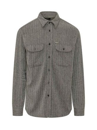 Dsquared2 BlackWhite Relaxed Shirt