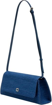 Carel Womens Madeleine Crossbody Bag Blue Cotton
