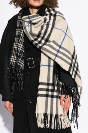 Burberry Cashmere Scarf, Unisex, Grey