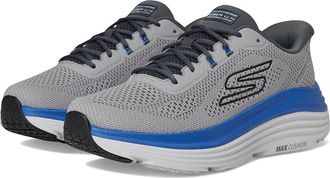 Skechers Max Cushioning Endeavour Slip-In Mens Shoes Gray/Blue : 10.5 D - Medium, Synthetic