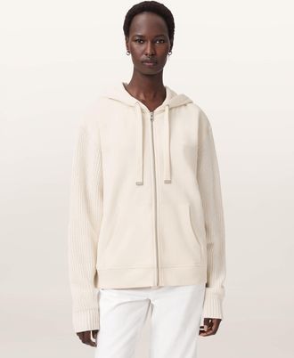 AllSaints Cotton Amphie Oversized Cotton Hoodie, Size: XS