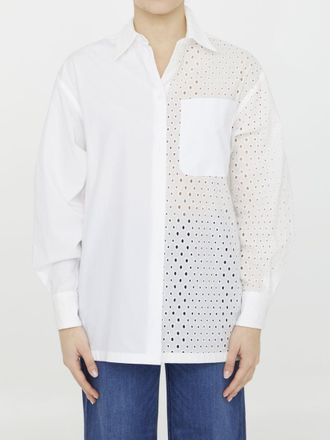 Kenzo Broderie Anglaise Cotton Shirt