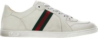 Gucci Sneakers, female, White, Size: 7 US Stretch Low-Top Sneaker