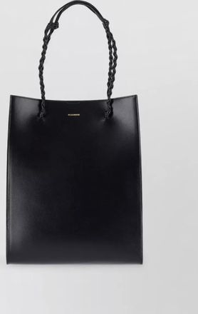 Jil Sander tangle leather shoulder bag