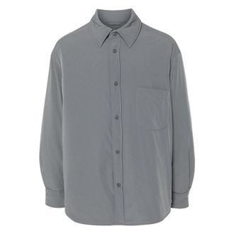 Autry Gewatteerd Overhemd Jack - Heren - Casual Overhemden - Grijs - S - Overhemden