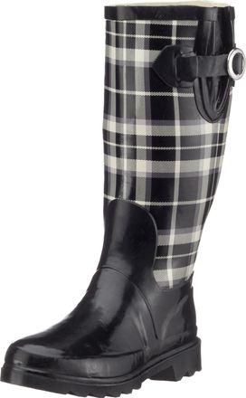 Beck Womens Pepita Wellington Rain Boots, Black, 5 UK (38 EU)
