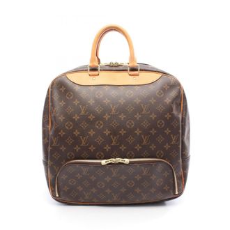 Louis Vuitton Brown Coated Canvas Pvc Monogram Leather Boston Bag (Pre-Owned)