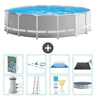 Intex Piscina Prism Frame Redonda - 457x122 Cm - 9-piezas S583