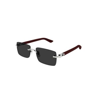 Cartier Heren, Accessoires, Grijs, Maat: 55 MM Nylon