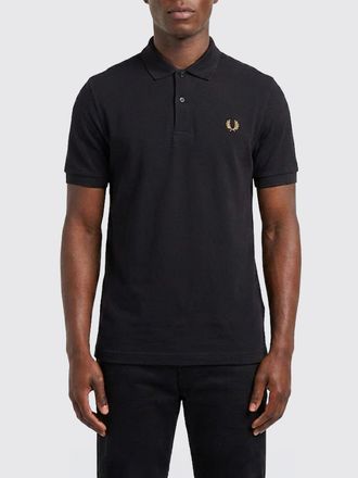 Fred Perry Cotton Polo Shirt with Logo