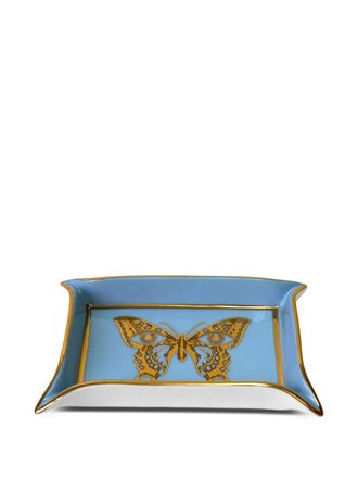 Jonathan Adler Mariposa valet tray (18cm x 13cm) - unisex - Porcelain/Gold - OS - Blue
