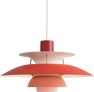 Louis Poulsen PH 5 Pendelleuchte, hues of red