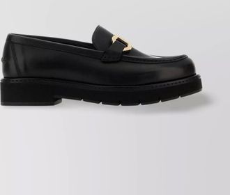 Ferragamo maryan chunky sole loafers with gold-tone hardware