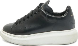 Alexander McQueen Sneakers oversize in pelle - Nero