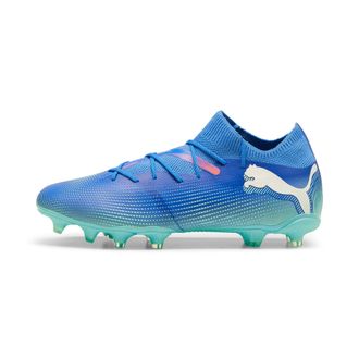 Puma Unisex Adults Future 7 Match FG/AG Soccer Shoe, BLUEMAZING-PUMA White-Electric Peppermint, 10.5 UK