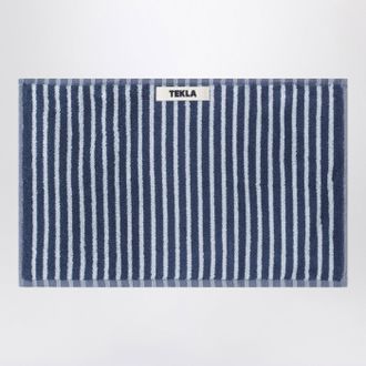 Tekla Striped blue guest towel 30x50 cm