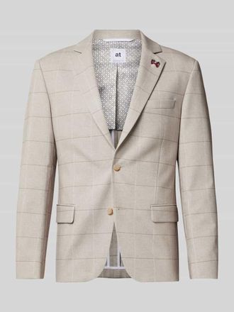 Atelier Torino Sakko mit Brustleistentasche in Beige, Größe 102