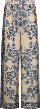 Liu Jo Ca 6230 Ts 555-P9652 Wijde Broek - Dames - Wijde Broeken - Veelkleurig - M - Broeken