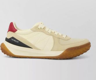 Moncler paneled logo-print low-top sneakers