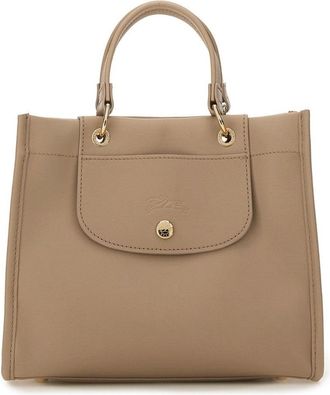 Longchamp Structured Leather Shoulder Bag