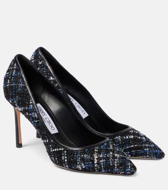 Jimmy Choo London Romy 85 tweed pumps