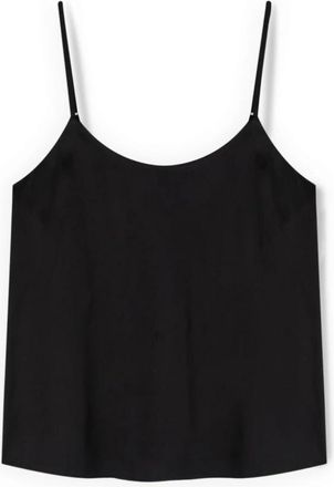 Motivi Sleeveless Tops - Dames - Tops zonder mouwen - Zwart - M - Satijn - Tops