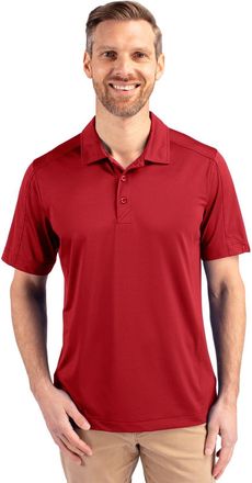 Cutter & Buck Prospect Textured Stretch Mens Short Sleeve Polo Shirt