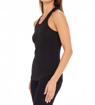 The Upside Frankie Rib Tank In Black