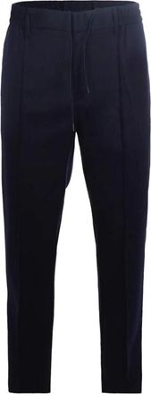 Emporio Armani Stretch Virgin Wool Broeken - Heren - Chinos - Blauw - S - Wol - Broeken