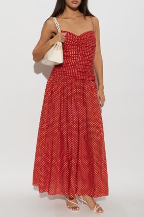 Matteau Dress With Polka Dot Pattern, Womens, Red
