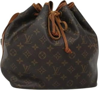Louis Vuitton Pre-owned Bucket Bags, female, Brown, Size: ONE SIZE Pre-owned Canvas louis-vuitton-bags