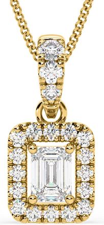 The Diamond Store Annabelle Lab Diamond 0.70ct Pendant Necklace in 18K Yellow Gold F/VS1